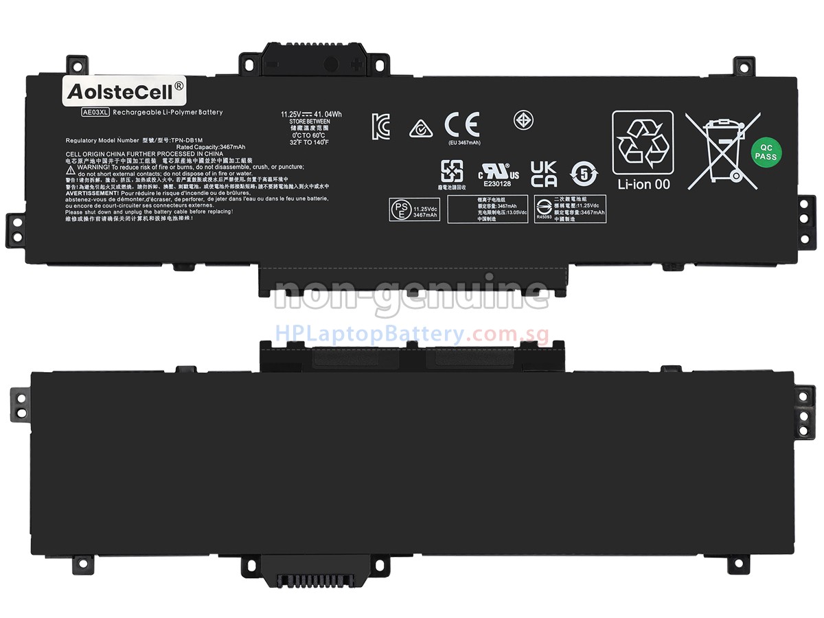 HP AE03XL battery replacement