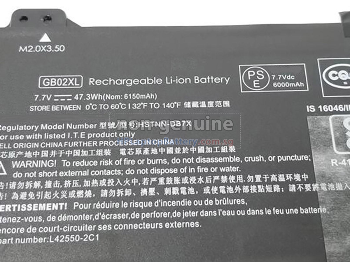 Battery for HP Chromebook 14-DB0070NR,replacement HP Chromebook 14 ...