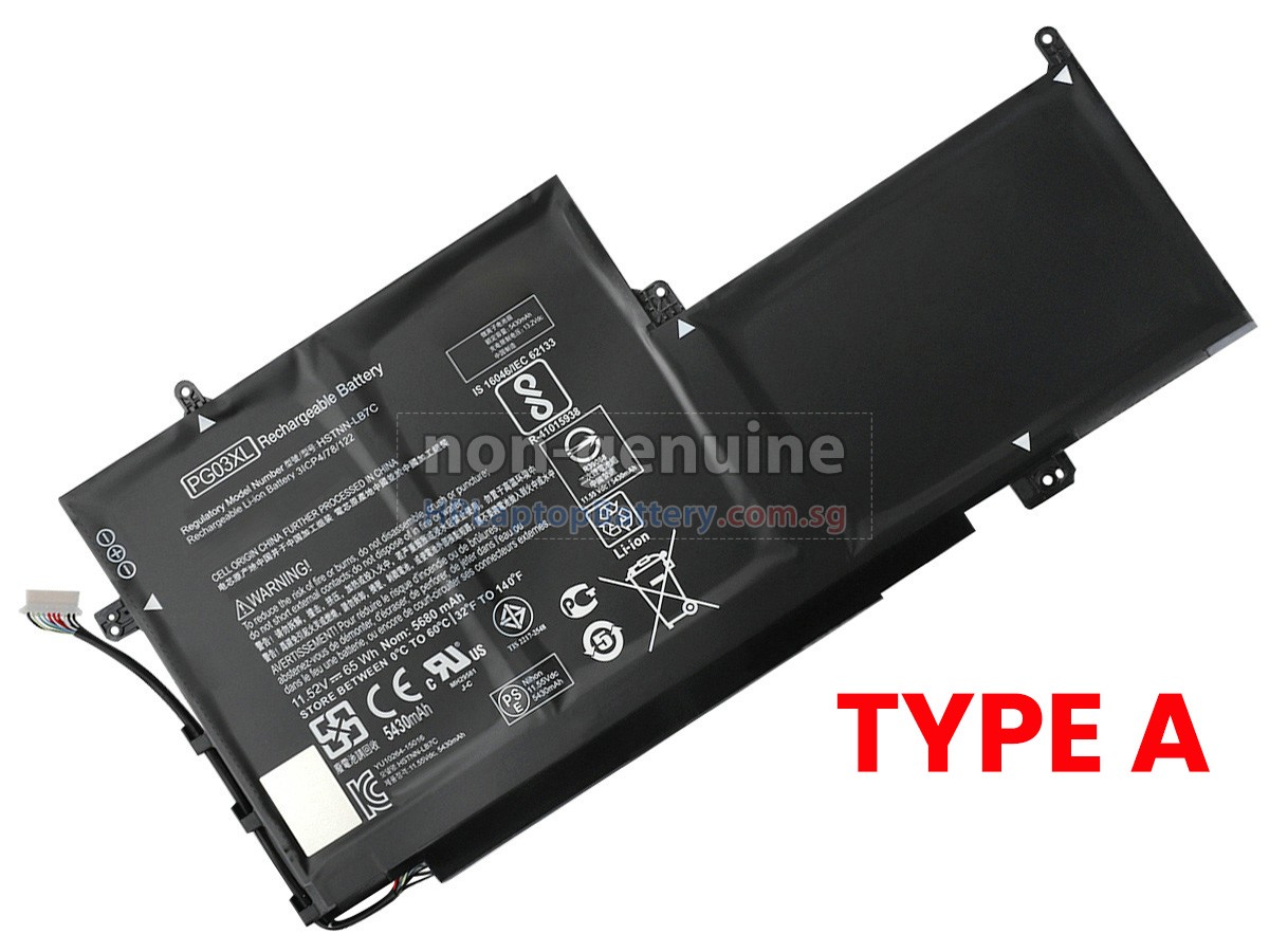 HP PG03XL battery replacement