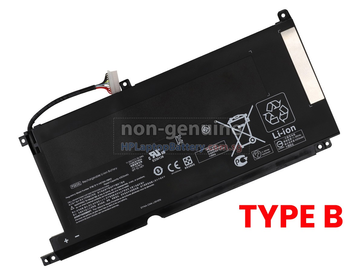 HP PG03XL battery replacement