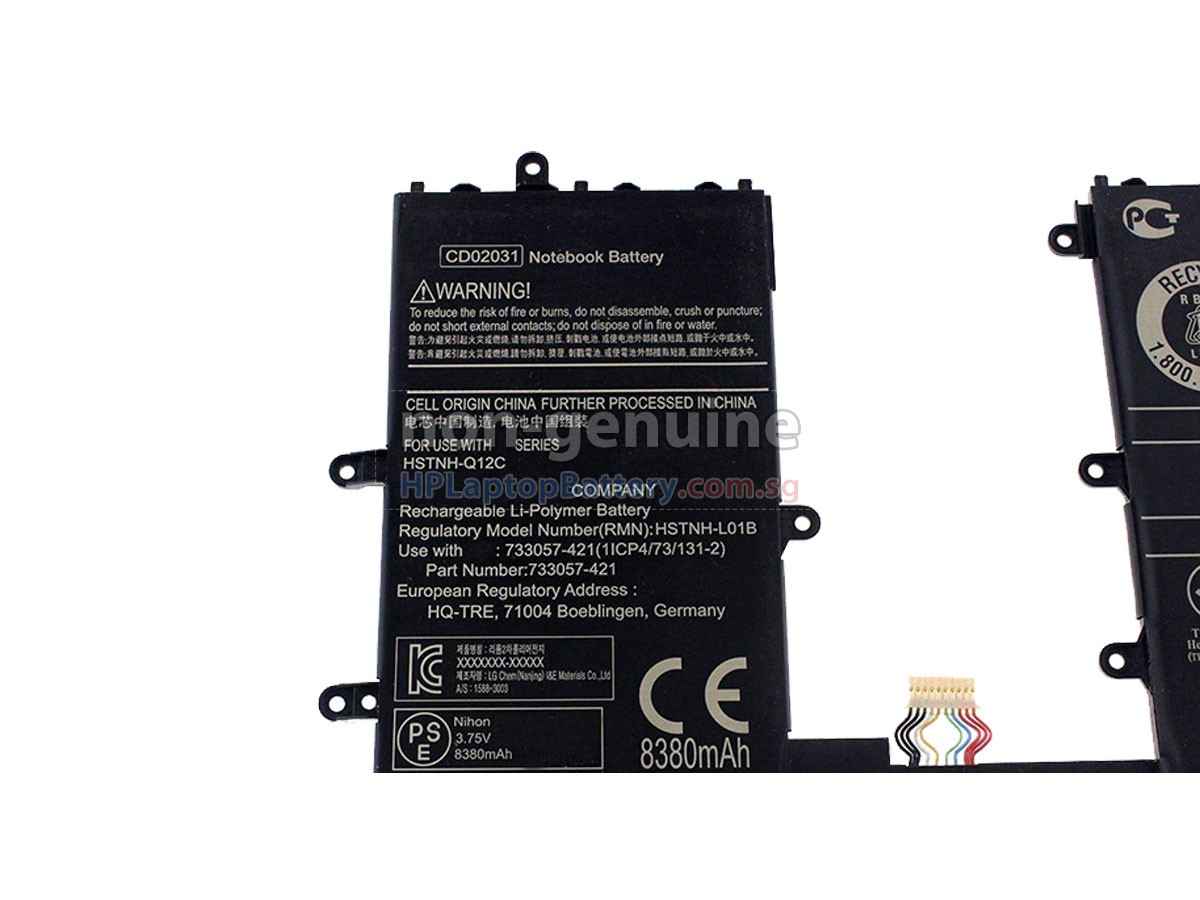 HP HSTNH-L01B battery replacement