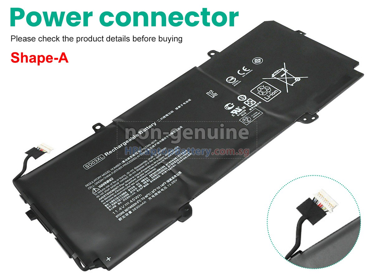 HP SD03XL battery replacement