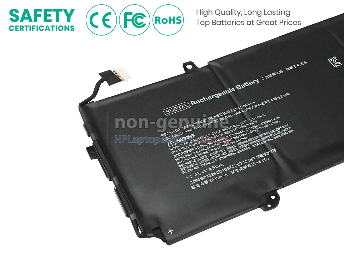 HP SD03XL battery replacement